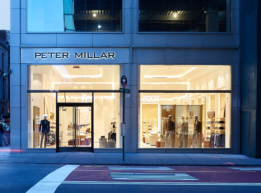 Enterance to Peter Millar Boutique